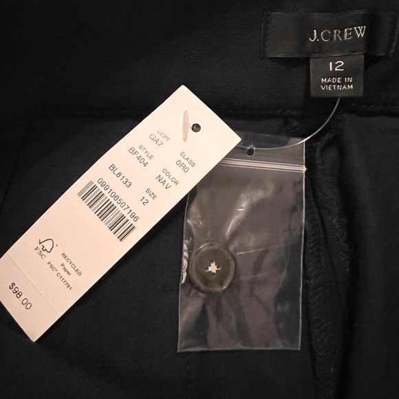 J.Crew Blue Wide Leg Dress Pants- Brand New with Tags - Picture 3 of 4